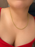 Collier torsadée dorée ✨✨✨