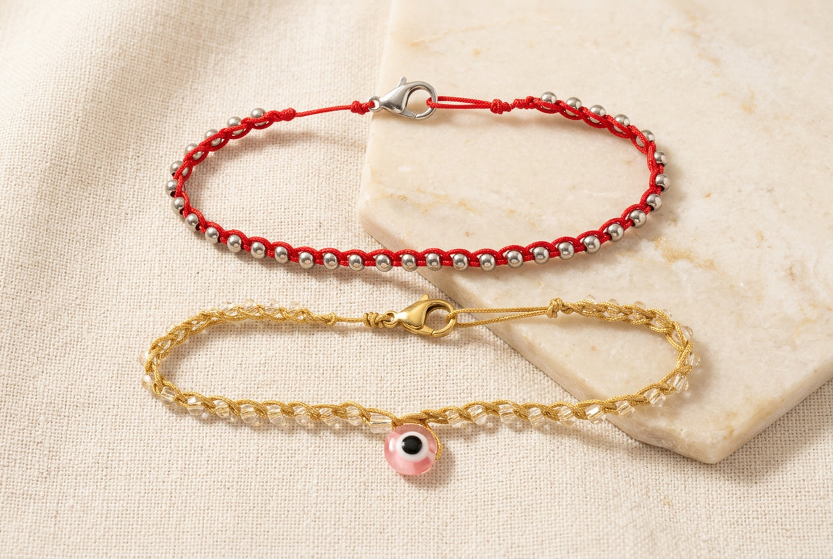 Bracelet fin fait main délicat Bijoux fantaisie Soleilmarparis