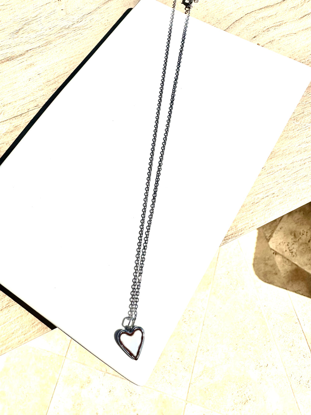 Collier Cœur Nacré Élégance