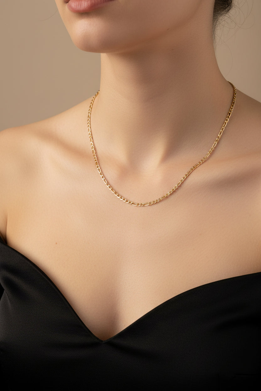Collier Chaîne Dorée Classique