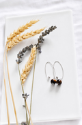 Boucles d’Oreilles en Perles Naturelles acier inoxydable