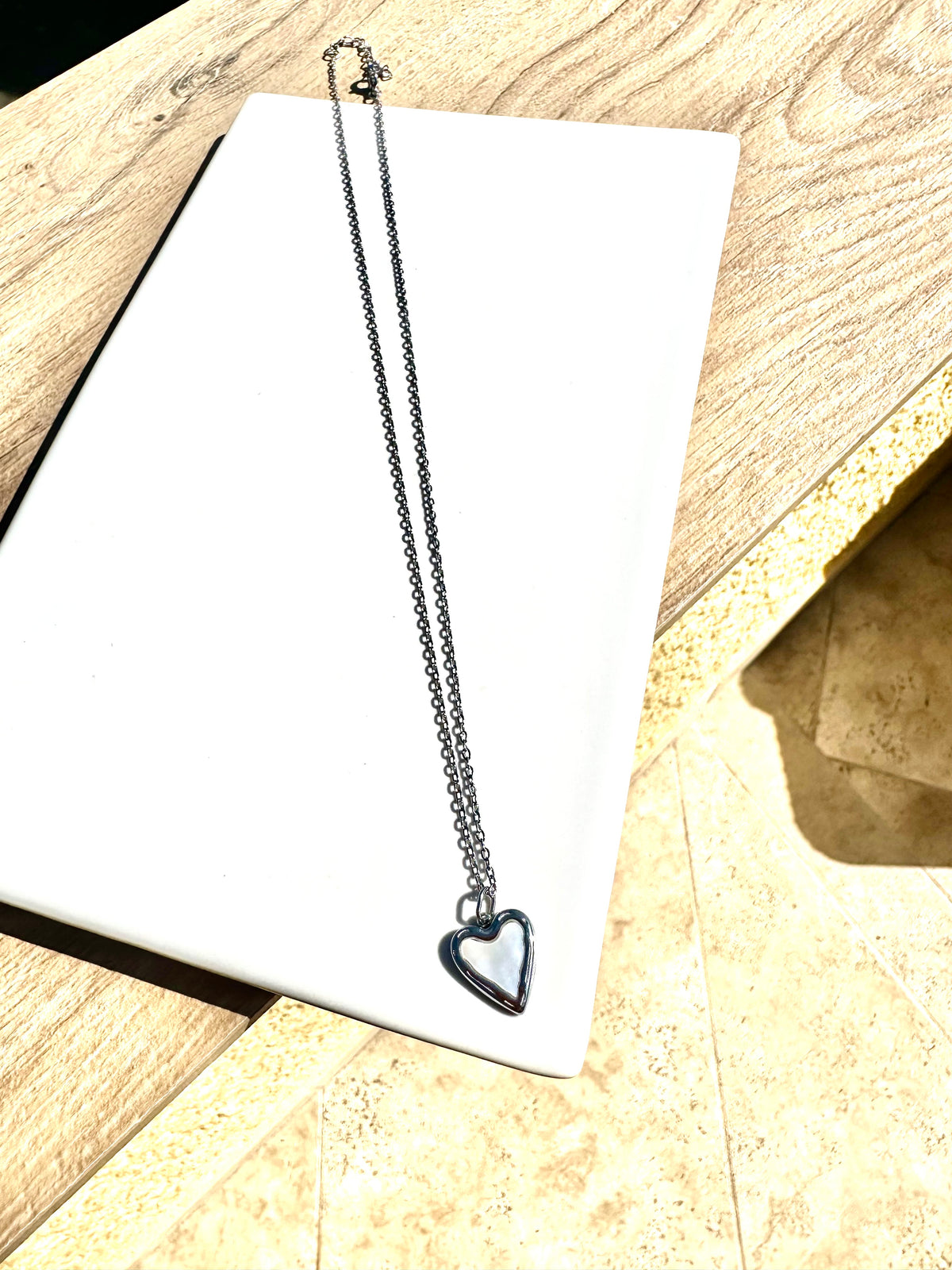 Collier Cœur Nacré Élégance
