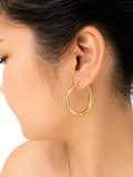 Boucles d’Oreilles Créoles Classiques en Argent 925