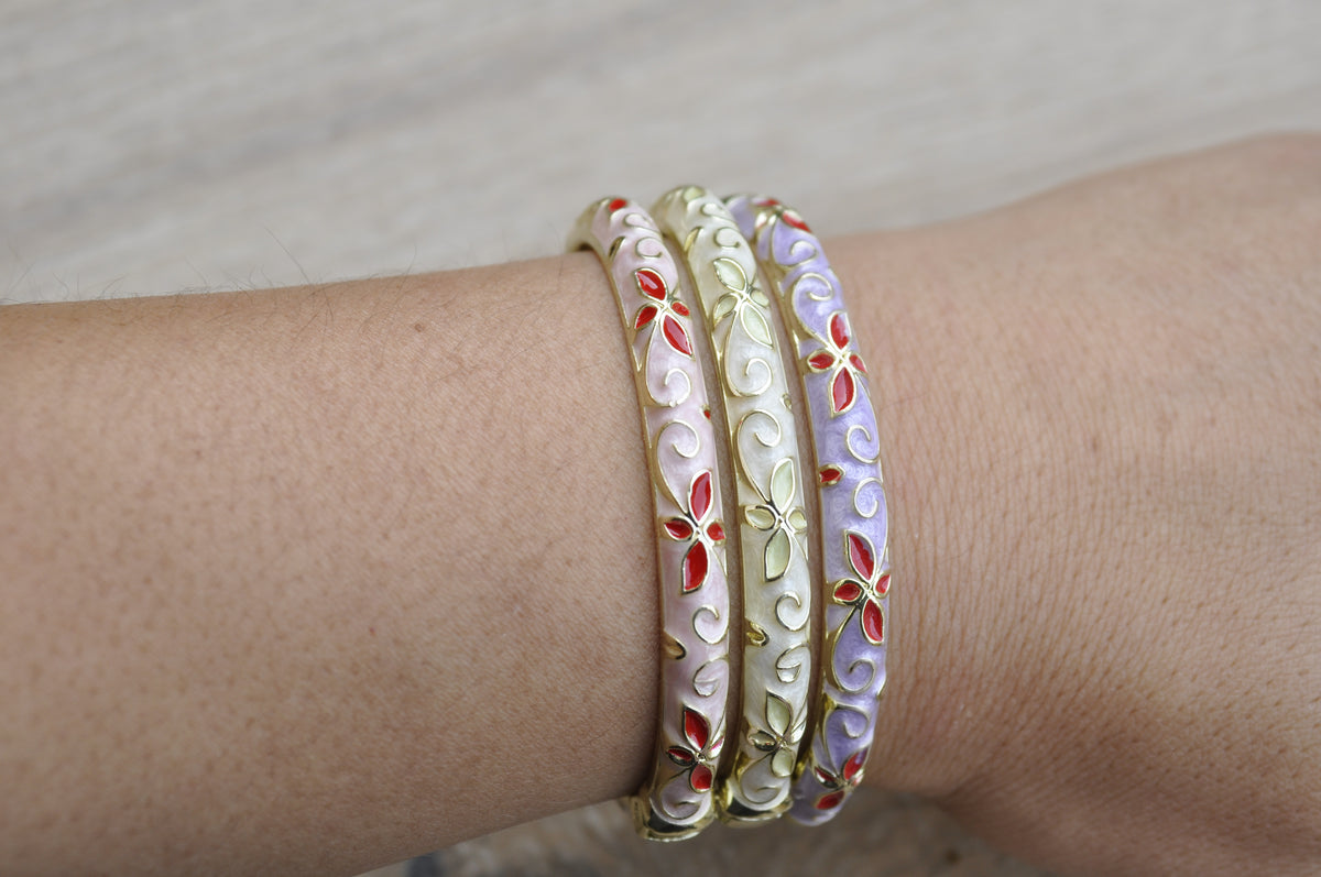 Bracelets Jonc beige